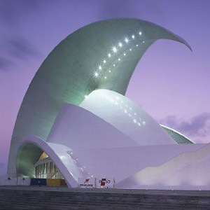 Arquitectura modernista. Auditorio de Santa Cruz de Tenerife, Canarias