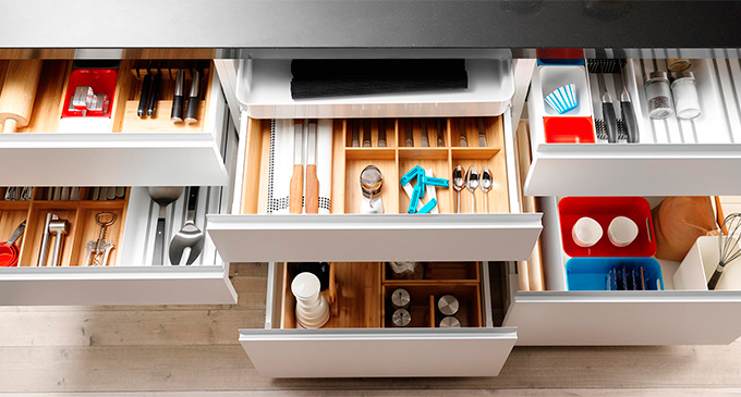 30 ideas de estanterías en la cocina - G10 Muebles